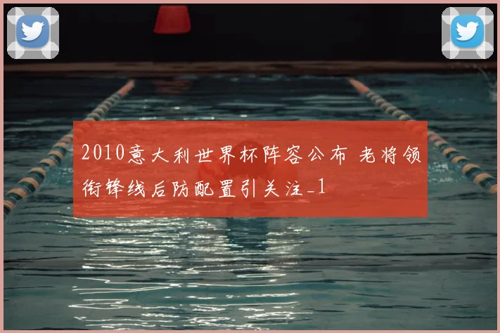 2010意大利世界杯阵容公布 老将领衔锋线后防配置引关注_1